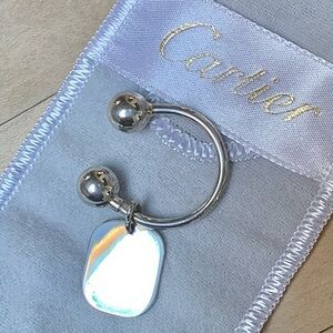 Vintage Cartier Silver Key Ring